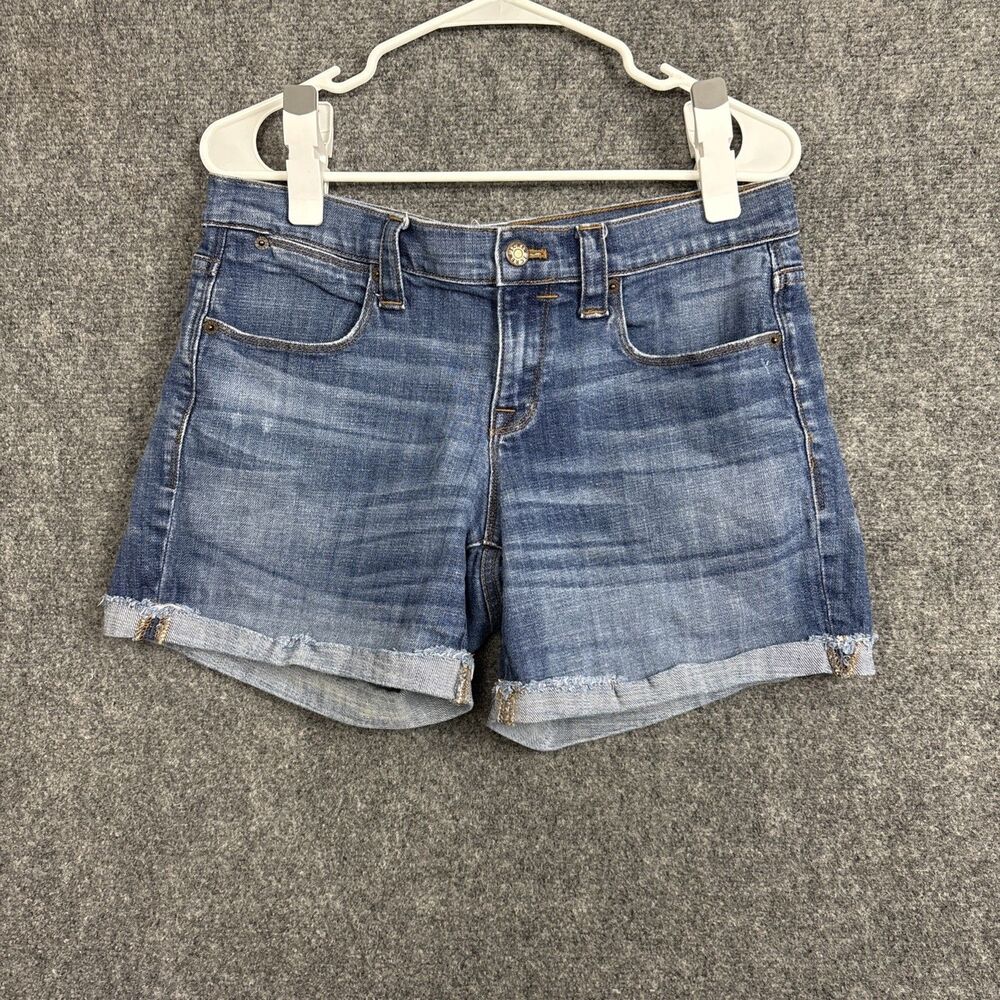 J.Crew Denim Shorts Womens Size 30 Rolled Cuff Blue